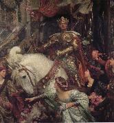 Sir Frank Dicksee The Two Crowns oil painting